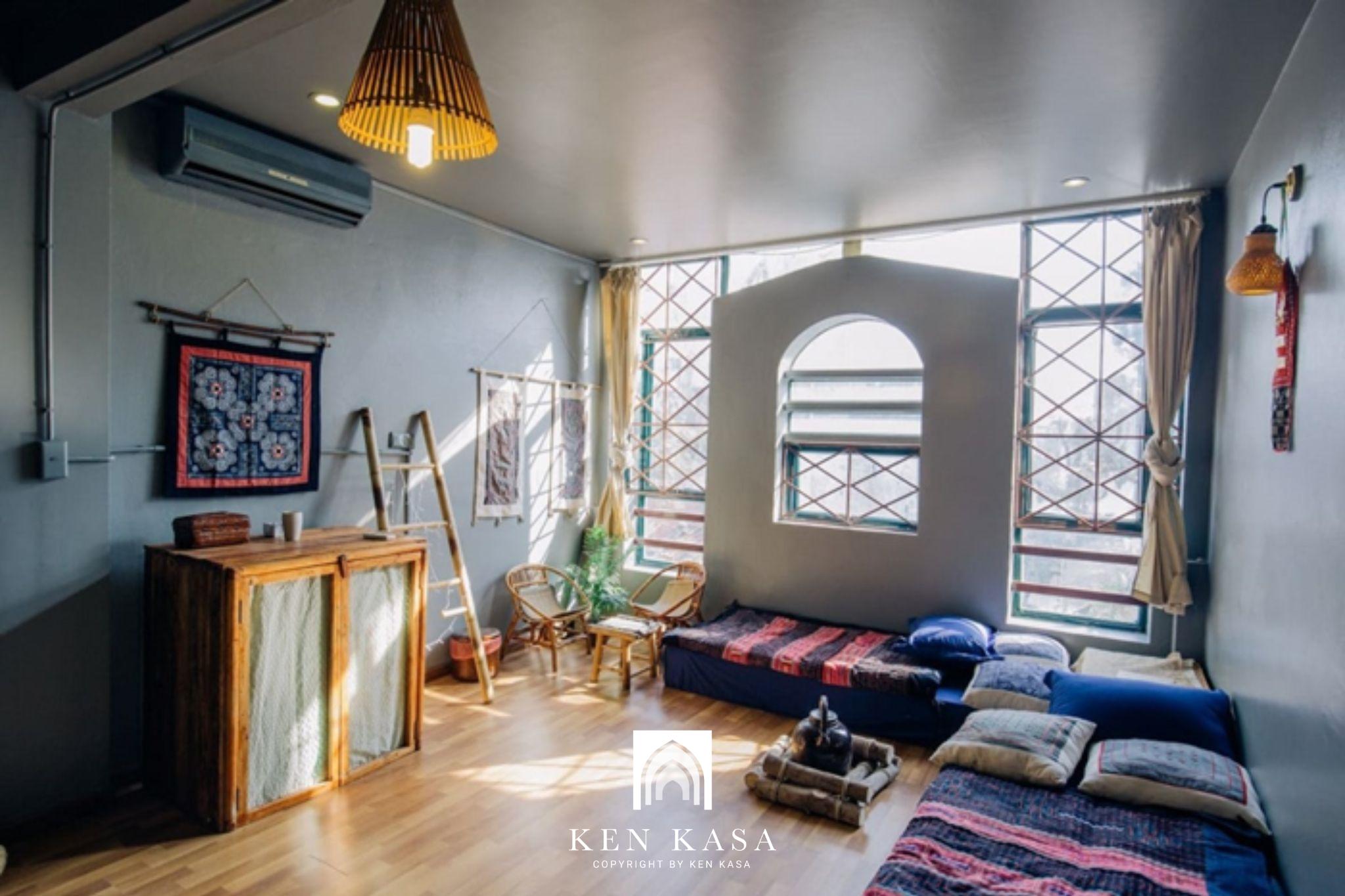 mẫu phòng homestay đẹp momento hà nội